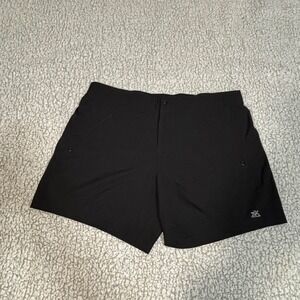 ZeroXposur Womens Black Swim Board Shorts Size XXL 16 Quick Dry Pockets Active